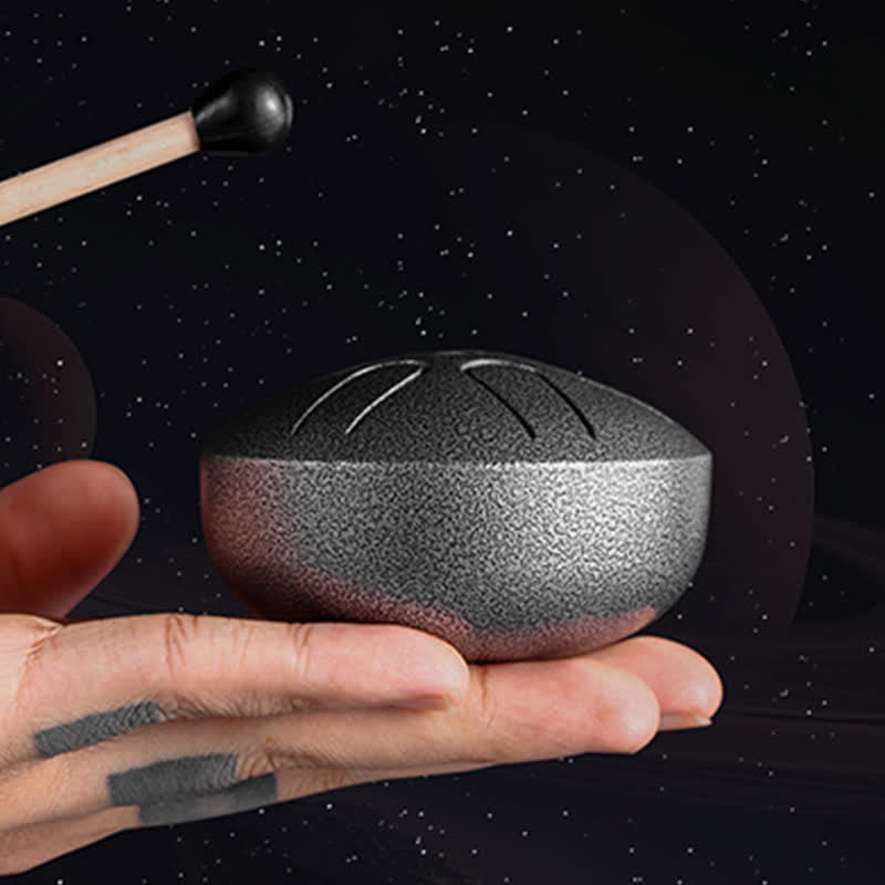 Mini-Stahlzungentrommel, 3 Zoll, für Meditation und Heilung