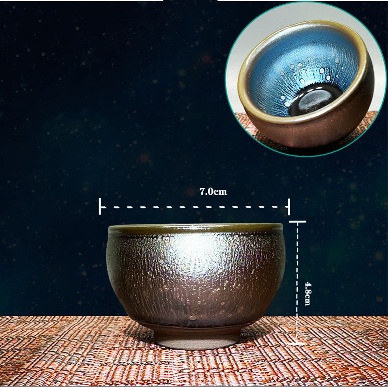Chinesische Jian Zhan Keramik-Teetasse 150 ml für Meditation