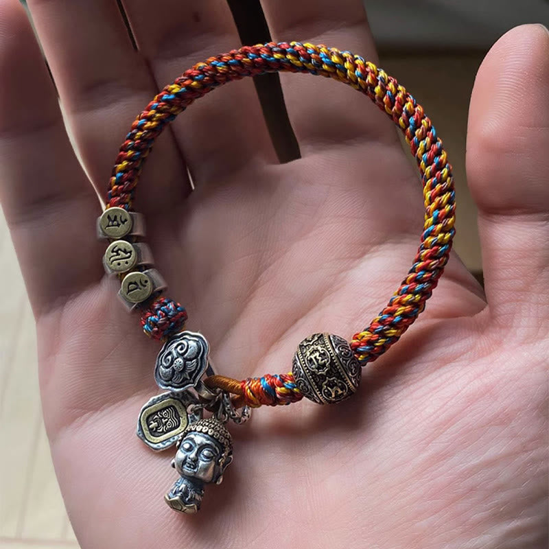 Chinesisches Sternzeichen-Silberarmband für Reichtum und Schutz