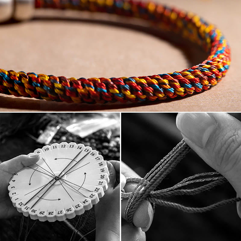 Chinesisches Sternzeichen-Silberarmband für Reichtum und Schutz