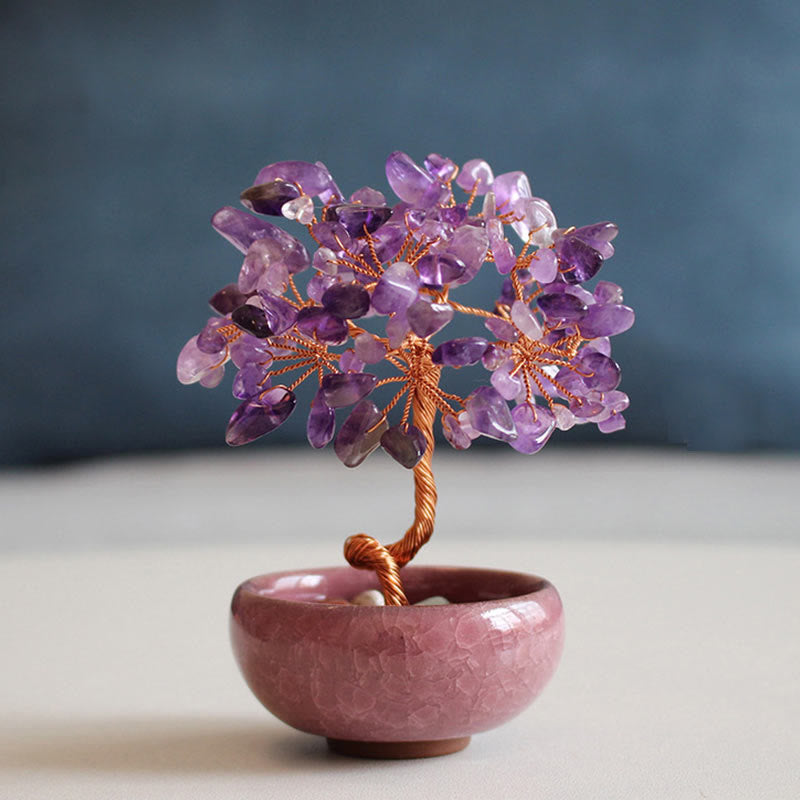 Citrin Zen Decor Kristall Wohlstandsbaum Home 6-7cm