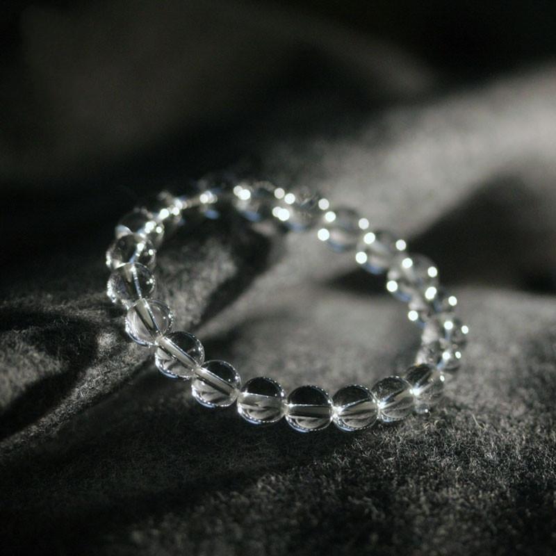 Offener Ring aus reinigendem Quarz + KOSTENLOSES Quarzarmband