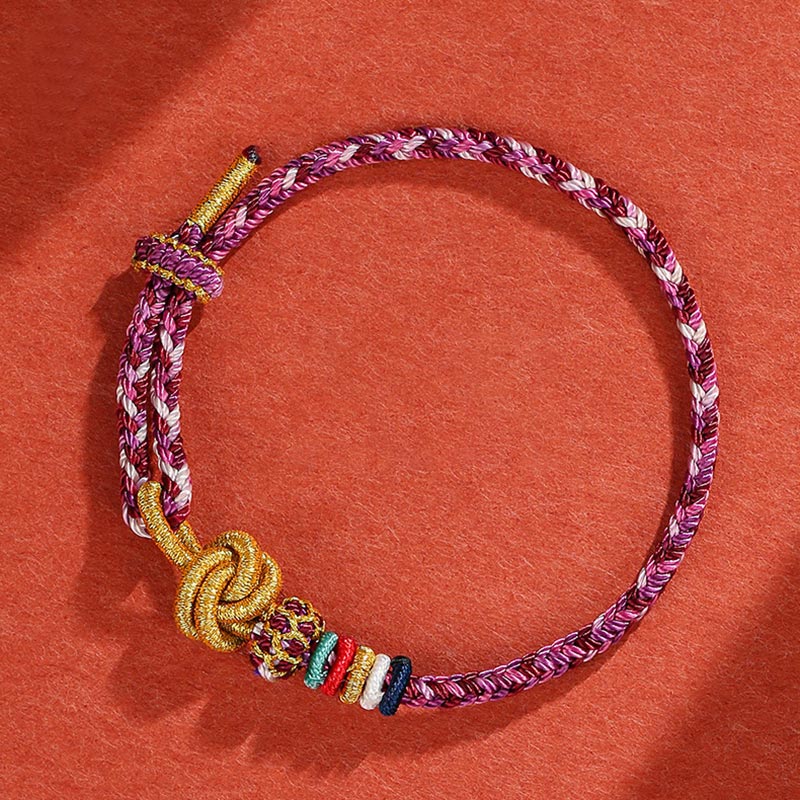 Buntes Dunhuang-Schutzseilarmband für spirituelles Gleichgewicht