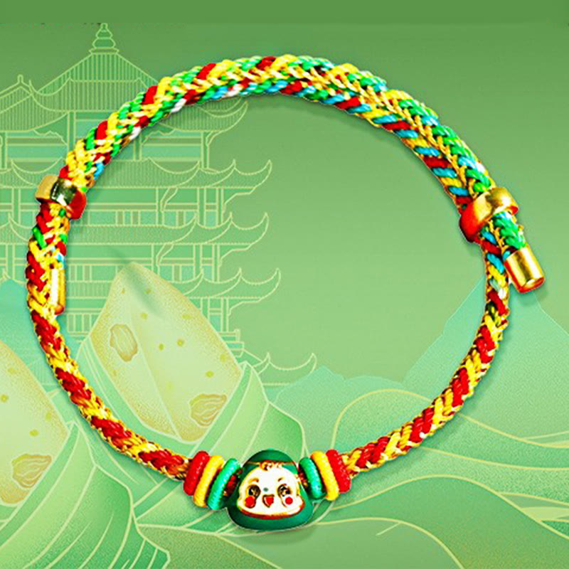 Buntes Seil Fu Charakter Glück Handgemachtes Armband