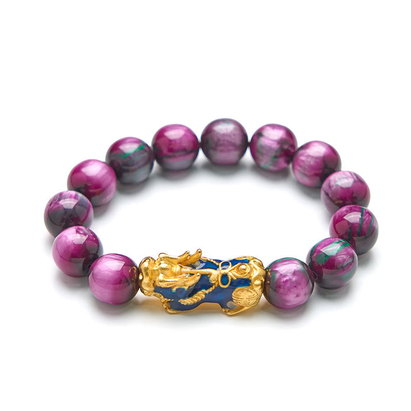 Buntes PiXiu-Armband aus Seeweide, 12 mm, Handgelenk 15–18 cm, Unisex