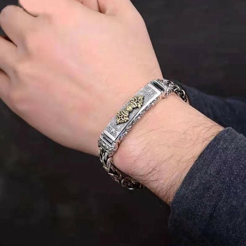 Kupfer-Balance-Armband mit gedrehtem, geflochtenem Vajra-Dorje-Design
