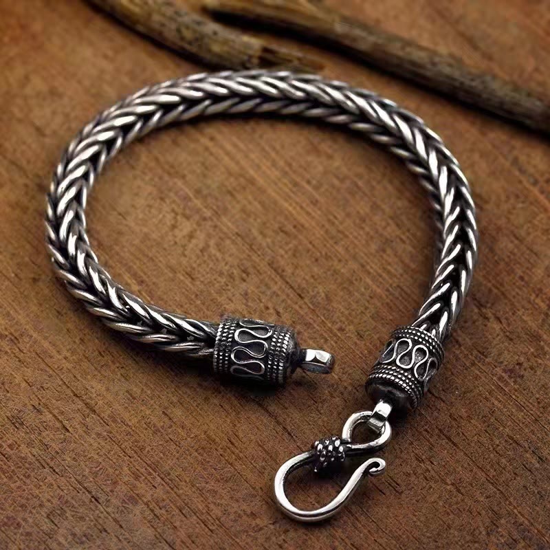 Kupfernes Drachenarmband mit Vintage-Kiel-Design für Reichtum