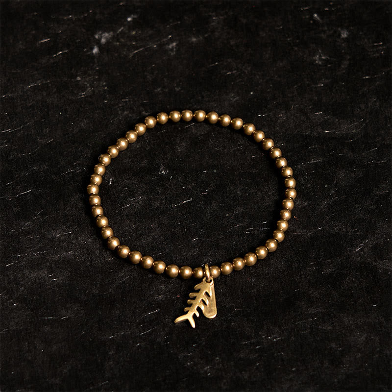 Kupfer-Fischgräten-Heilarmband für emotionales Wohlbefinden