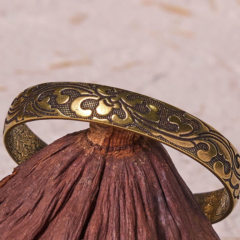 KupferBlumen Balance Selbstpflege Verstellbares Manschettenarmband