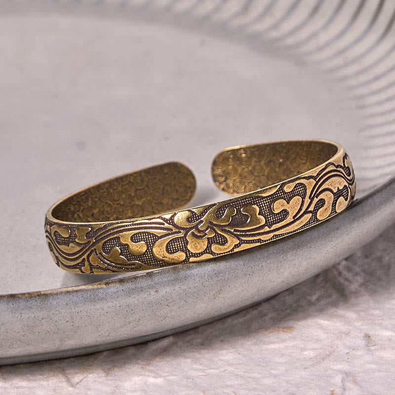 KupferBlumen Balance Selbstpflege Verstellbares Manschettenarmband