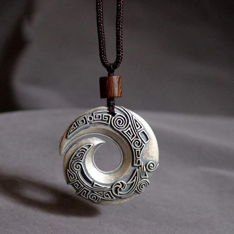 Kupfer Glückskette Anhänger | Spiritueller Schutzschmuck