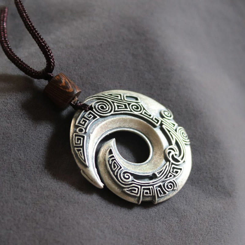 Kupfer Glückskette Anhänger | Spiritueller Schutzschmuck