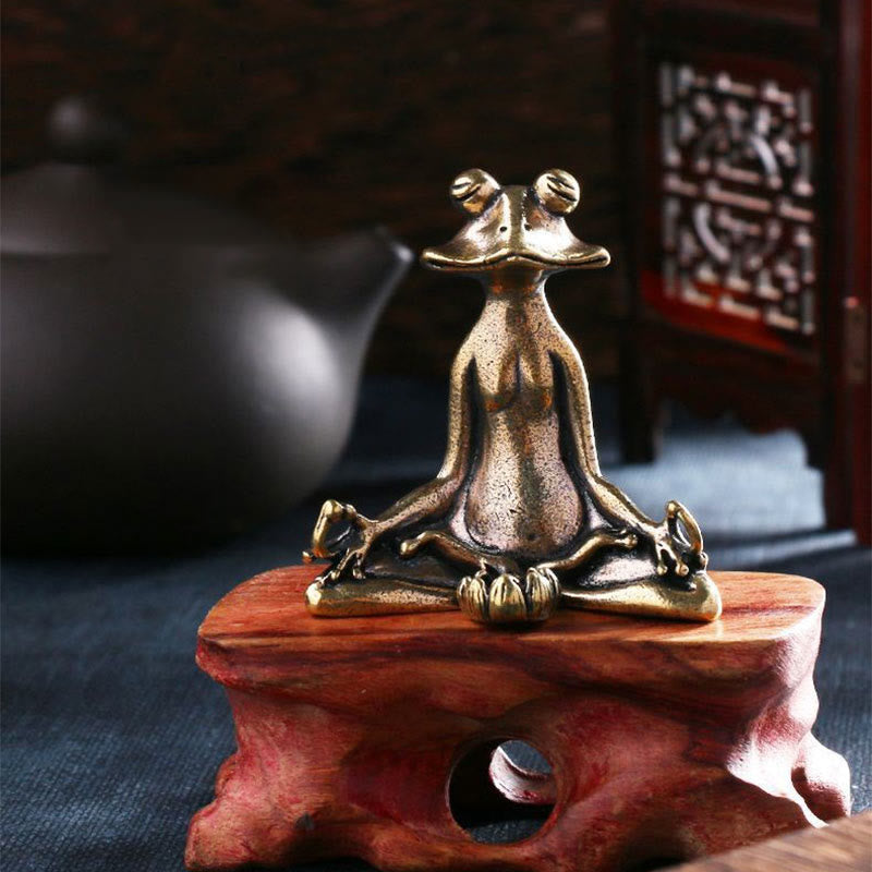 Kupferne Mini-Tierfiguren | Skulpturen spirituellen Reichtums