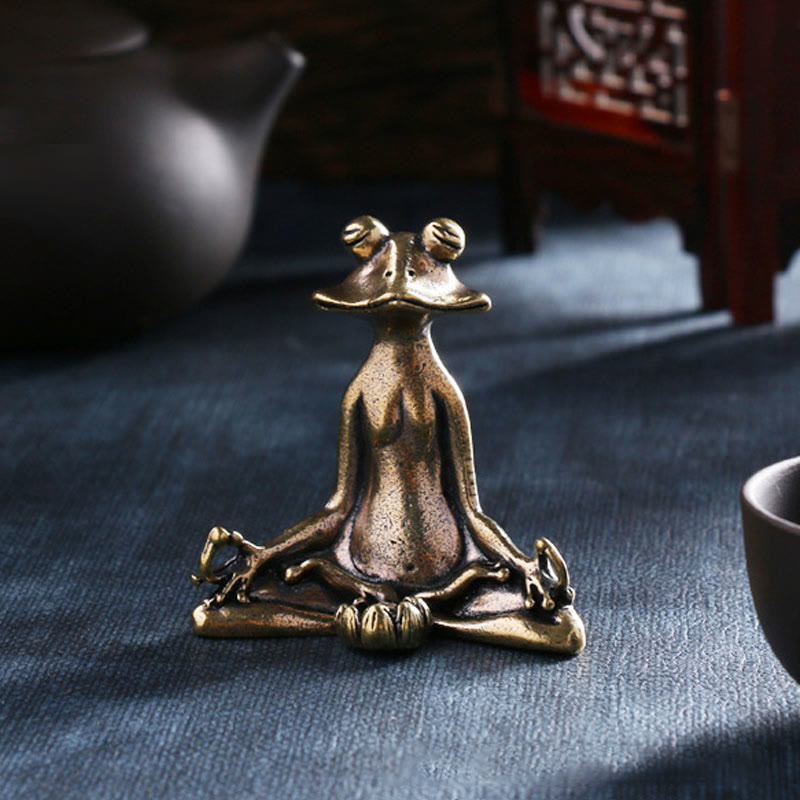 Kupferne Mini-Tierfiguren | Skulpturen spirituellen Reichtums