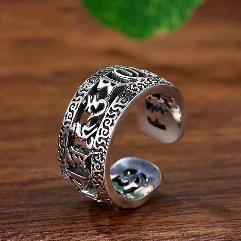 Kupfer Om Mani Padme Hum Ring | Vintage Purity Design