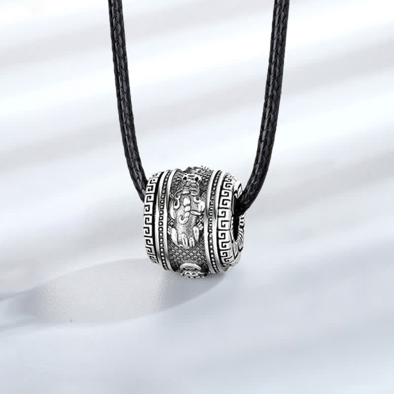 Kupfer Pixiu Glück Reichtum drehbare Halskette Anhänger