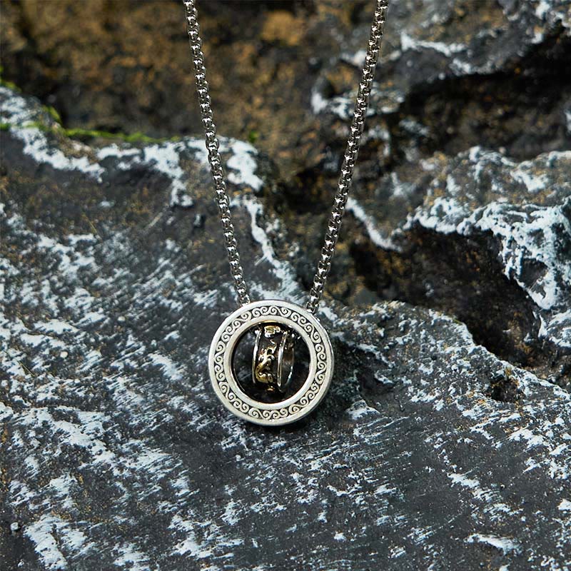 Kupferne Pixiu-Halskette mit Peace-Schnalle | Reichtum & Glück