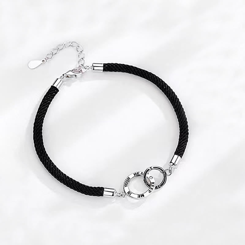 Spirituelles Kupferarmband | Heilendes Paar ineinandergreifende Kreise