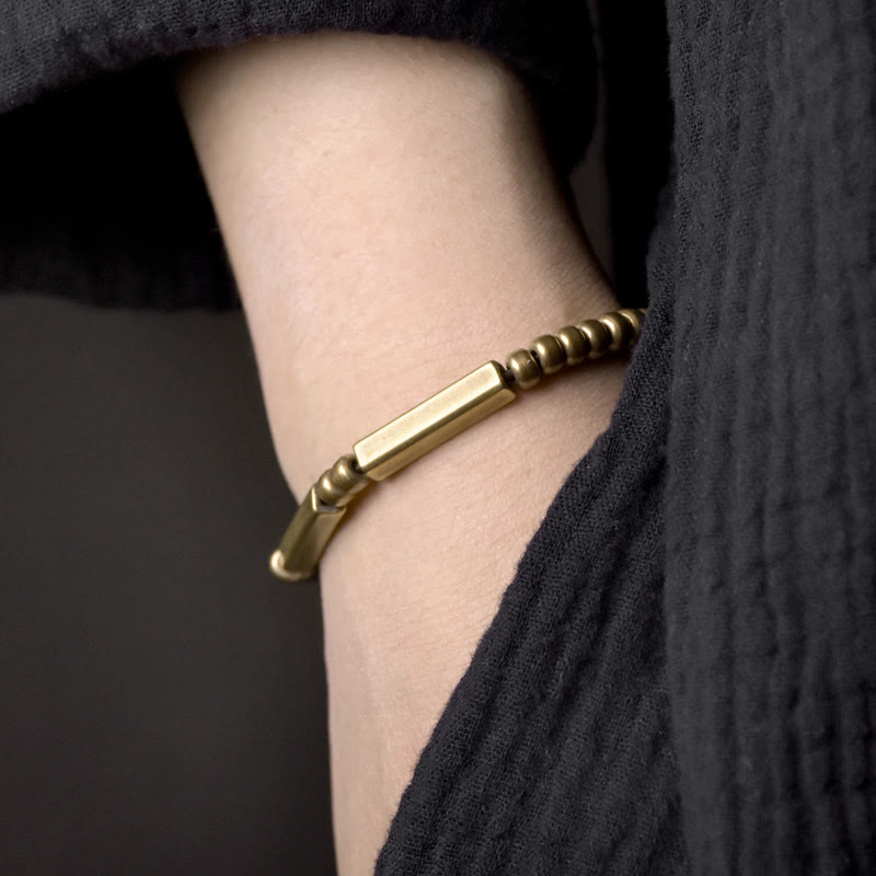 Kupfer spirituelles Armband für Reichtum und Glück, verstellbare Größe