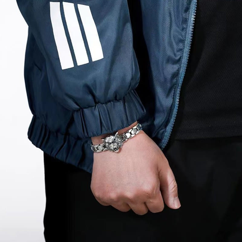 Kupfer-Tigerkopf-Heilarmband für Gleichgewicht und Glück
