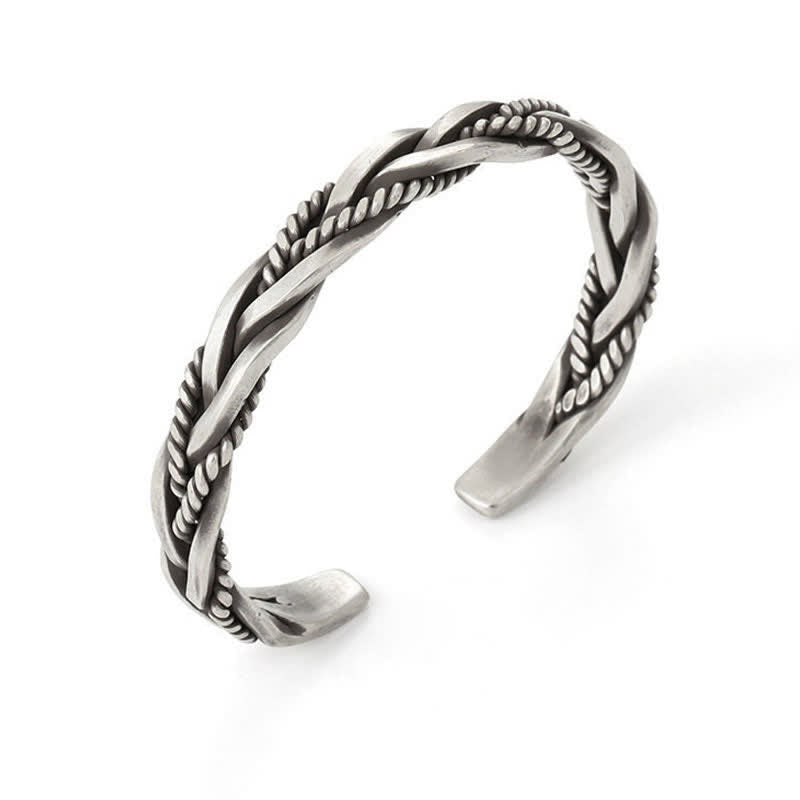 Kupfer gedrehtes geflochtenes spirituelles Armband für Balance