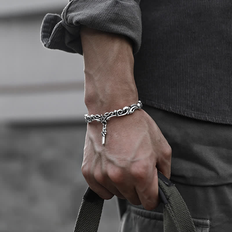 Kupfer gedrehtes geflochtenes spirituelles Armband für Balance