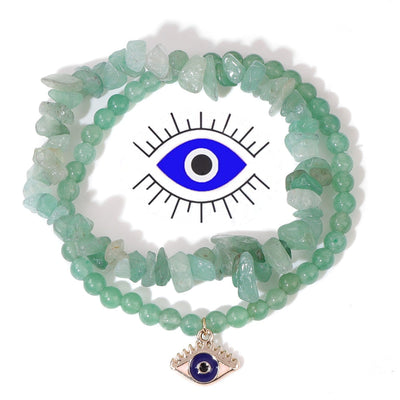 Armbänder mit dem bösen Blick aus Kristall zum Schutz