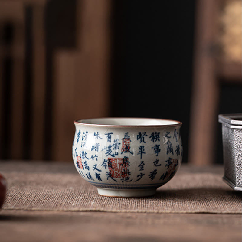 Lotus-Teetasse aus Keramik, 150 ml, für traditionelle Teerituale