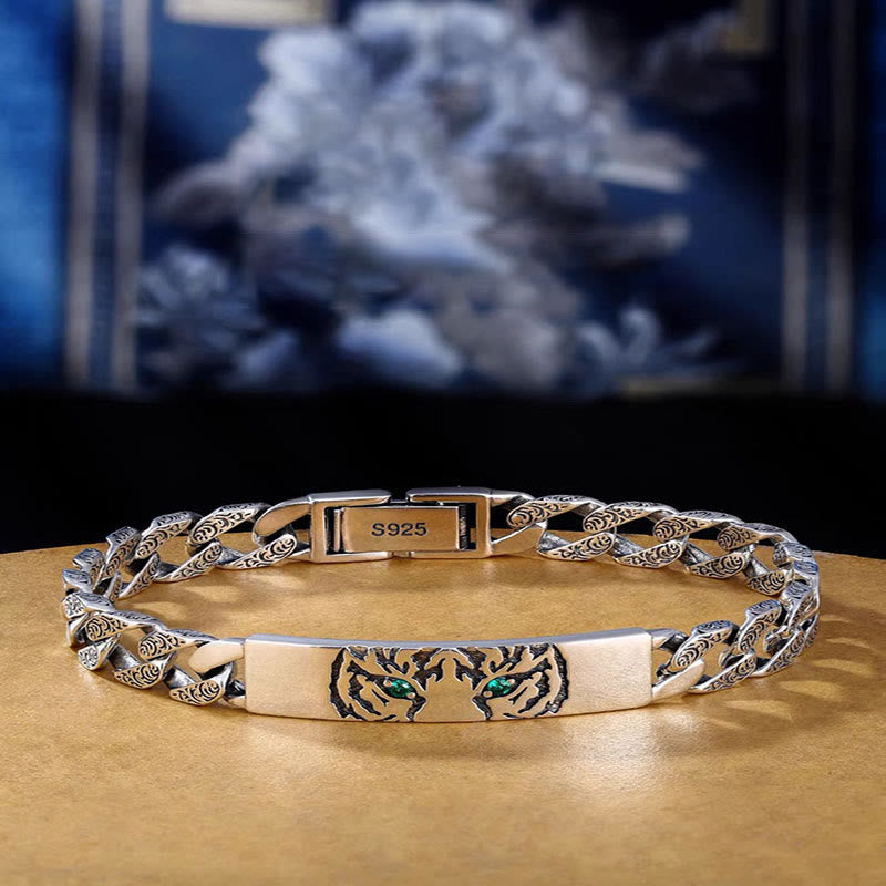 18cm Copper Tang Dynasty Flower Luck Chain Bracelet