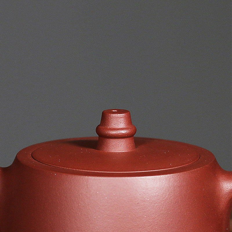 Handgefertigte Kung-Fu-Teekanne aus Bambus aus violettem Ton, 260 ml