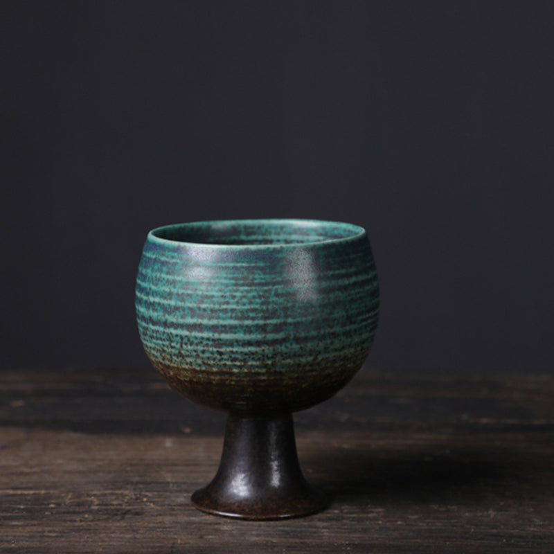 Keramikbecher, 170 ml | Elegante Teetasse im Weinstil