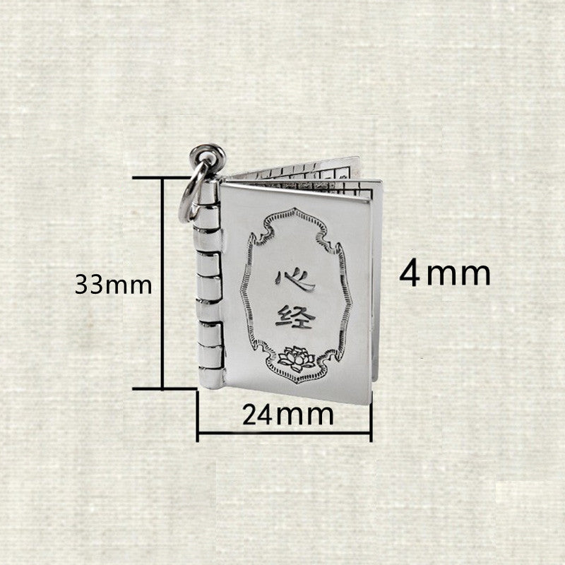 990 Sterling Silber Lotus Anhänger für Schutz und Erleuchtung