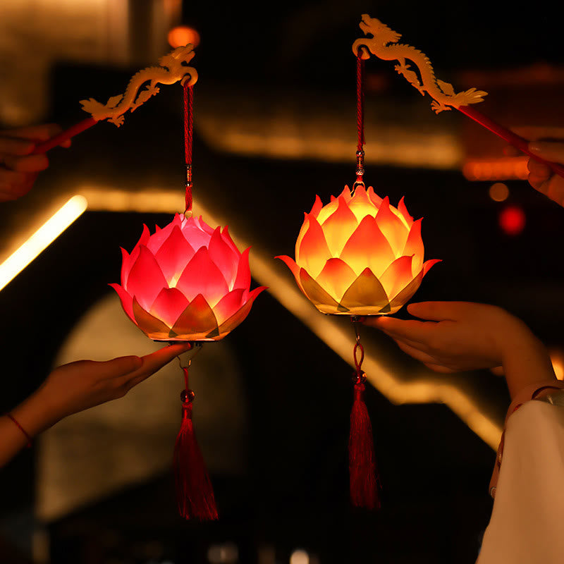 DIY Lotusblumen-Drachenlaterne | Spiritueller Wohnakzent