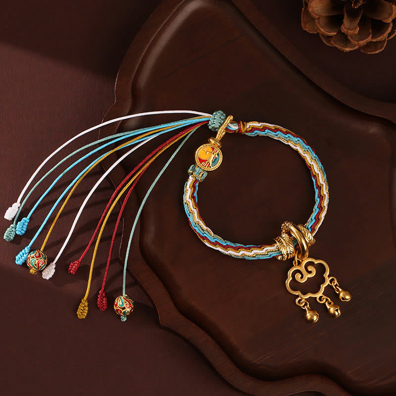 Dunhuang Farbe Reinkarnationsknoten Spirituelles Armband