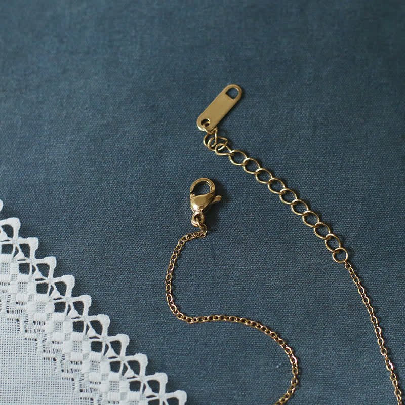 Elefanten-Glückskette aus Titanstahl für Stärke und Weisheit