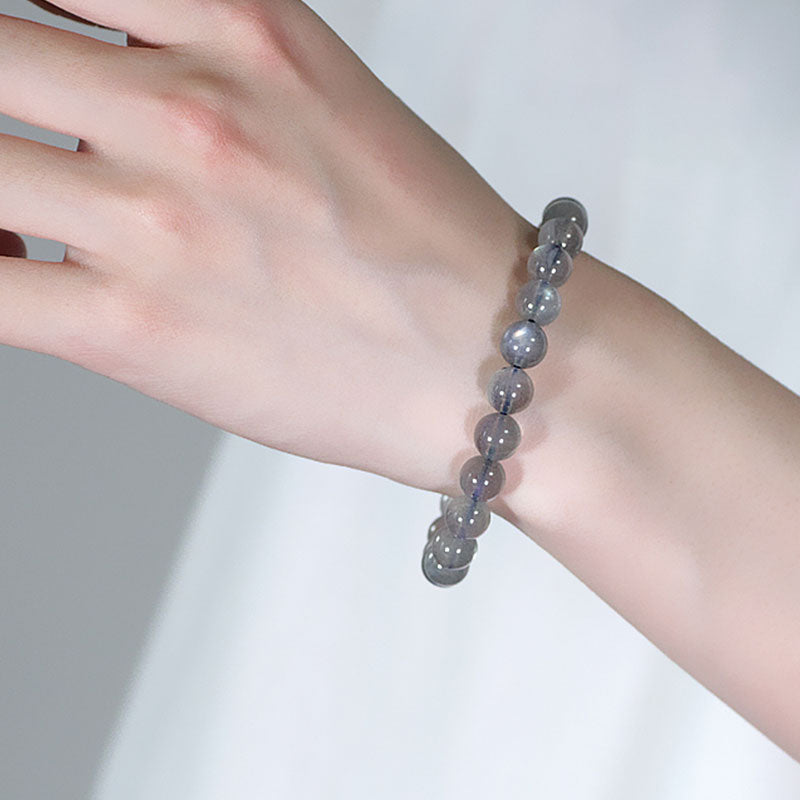 8mm Moonstone Bracelet for Calm and Positive Energy