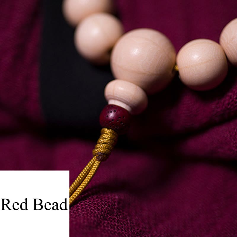 Unisex Abelia Biflora Holz Handgelenk Mala Armband 10mm