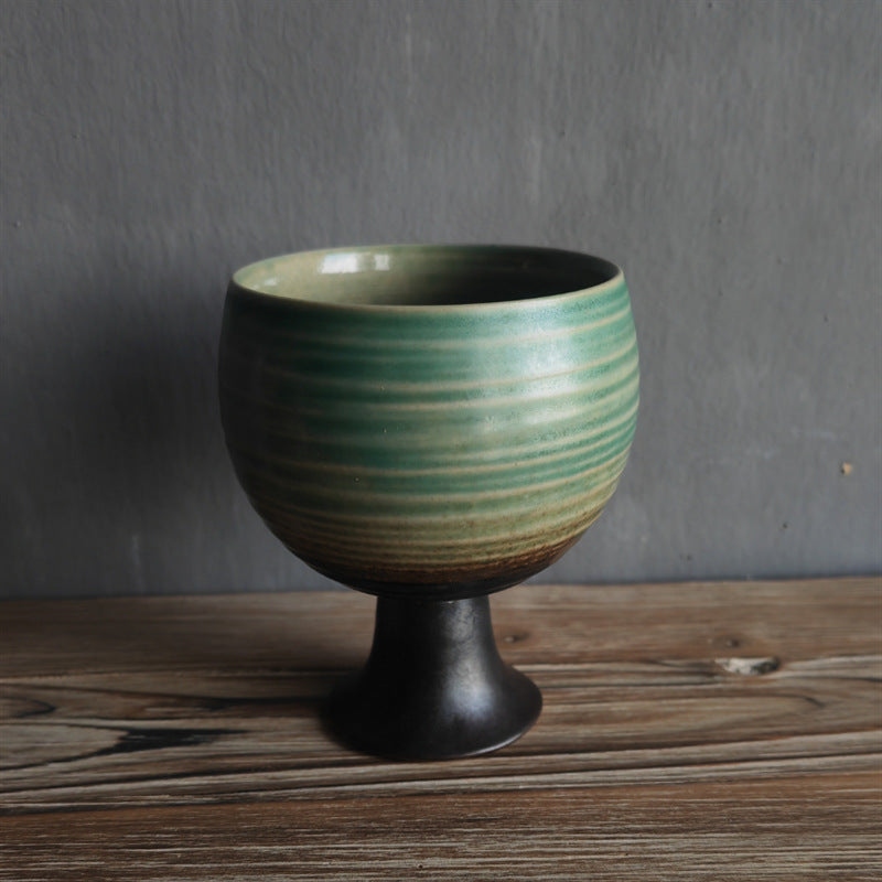 Keramikbecher, 170 ml | Elegante Teetasse im Weinstil