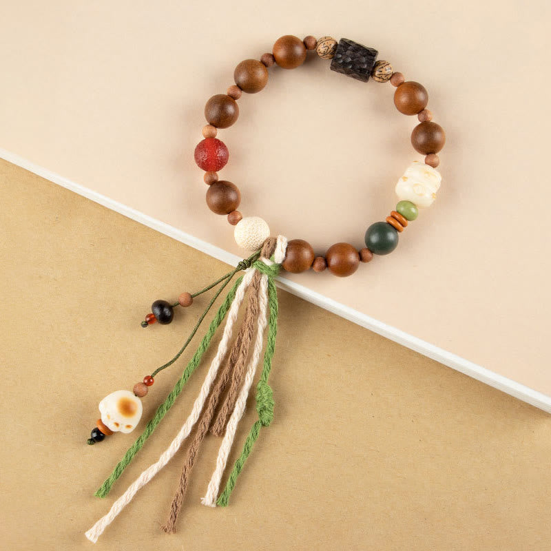 Lightning Strike Wood Spiritual Protection Bracelet 10mm