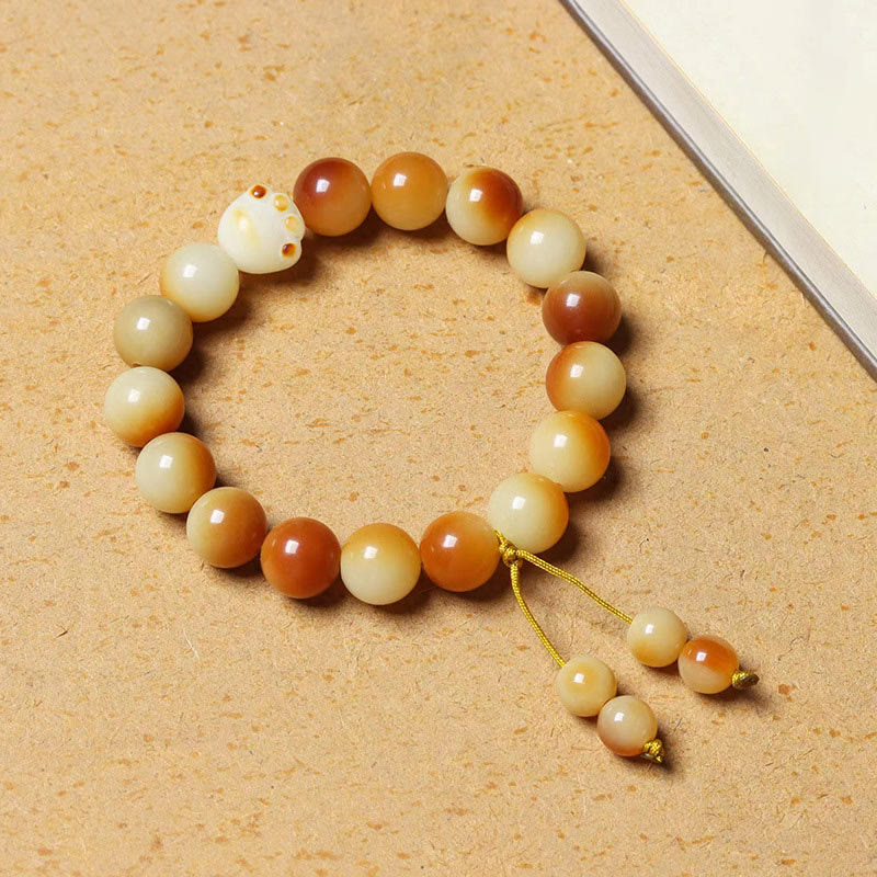 12 mm Bodhi Seed Spirituelles Armband für Frieden und Weisheit