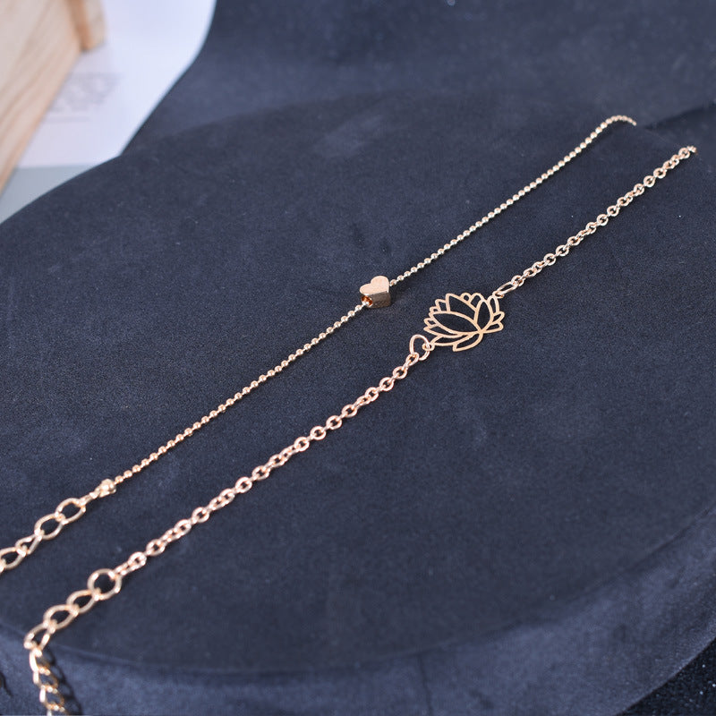 Verstellbares Lotusblüten-Lotusarmband für Erleuchtung und Liebe