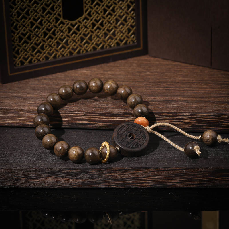 Ebenholz-Balance-Armband „Berggeister“ 14–17 cm
