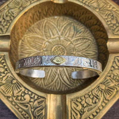 Eye of Horus Copper Protection Bracelet | Healing Sounds