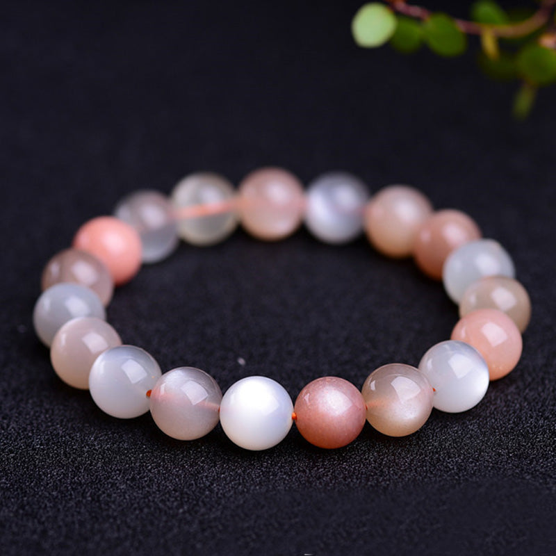 8mm Moonstone Wealth Bracelet for Positive Energy