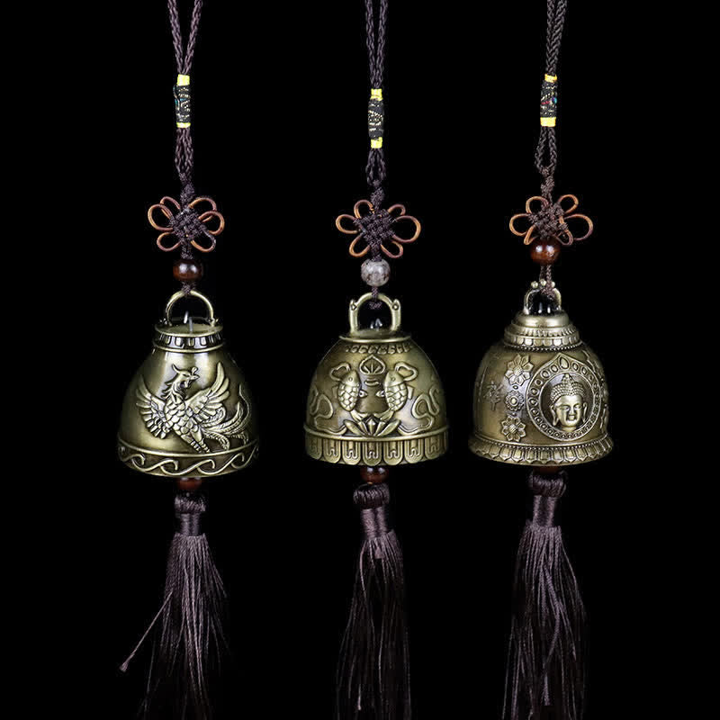 Feng Shui Buddha Windspiel Glocke aus Zinklegierung für Zen