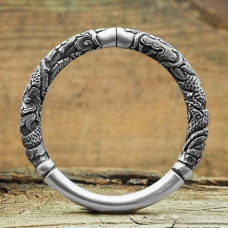 Verstellbares Drachenarmband für Glück und Schutz