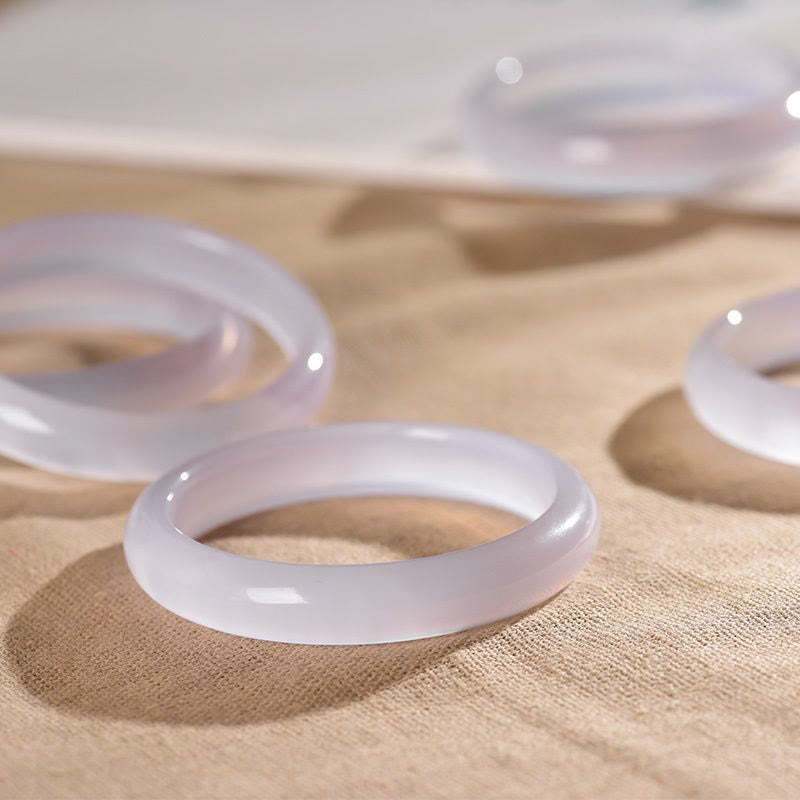 Lila Jade Schutzarmband Armreif 55-56mm Ruhe Beruhigend