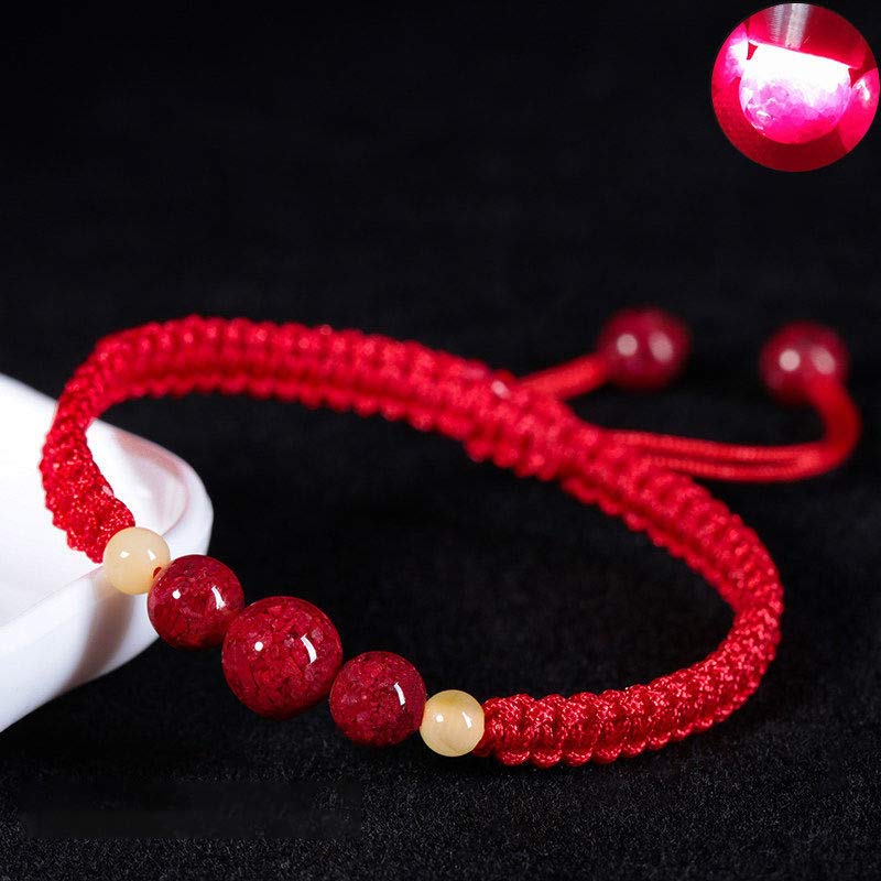 Cinnabar Bracelet for Kids | Red String Blessing Jewelry