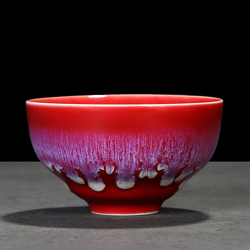 Blaue Jianzhan Keramik-Teetasse 160 ml Zen-Dekor