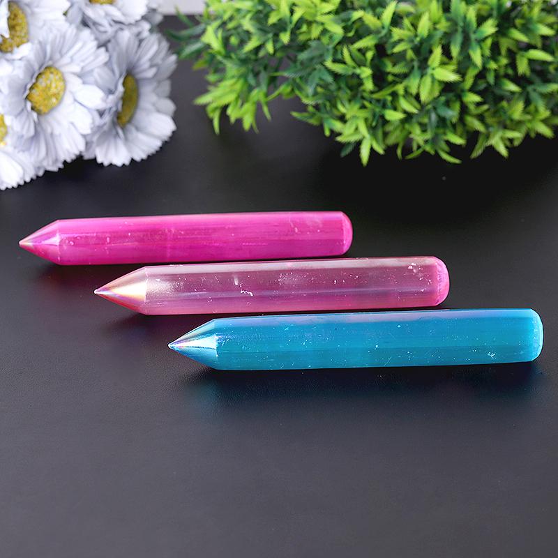 6 Zoll Selenit-Kristallstab für Frieden und Klarheit